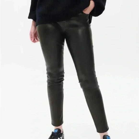 GAP Vegan Leather Skinny Jeans NWT - Picture 1 of 12
